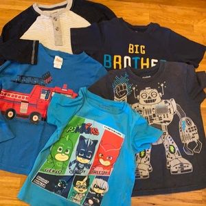 Boys 5T- lot of shirts